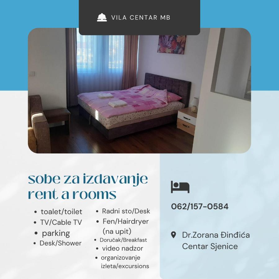 Vila Centar Mb Bed & Breakfast Sjenica Dış mekan fotoğraf